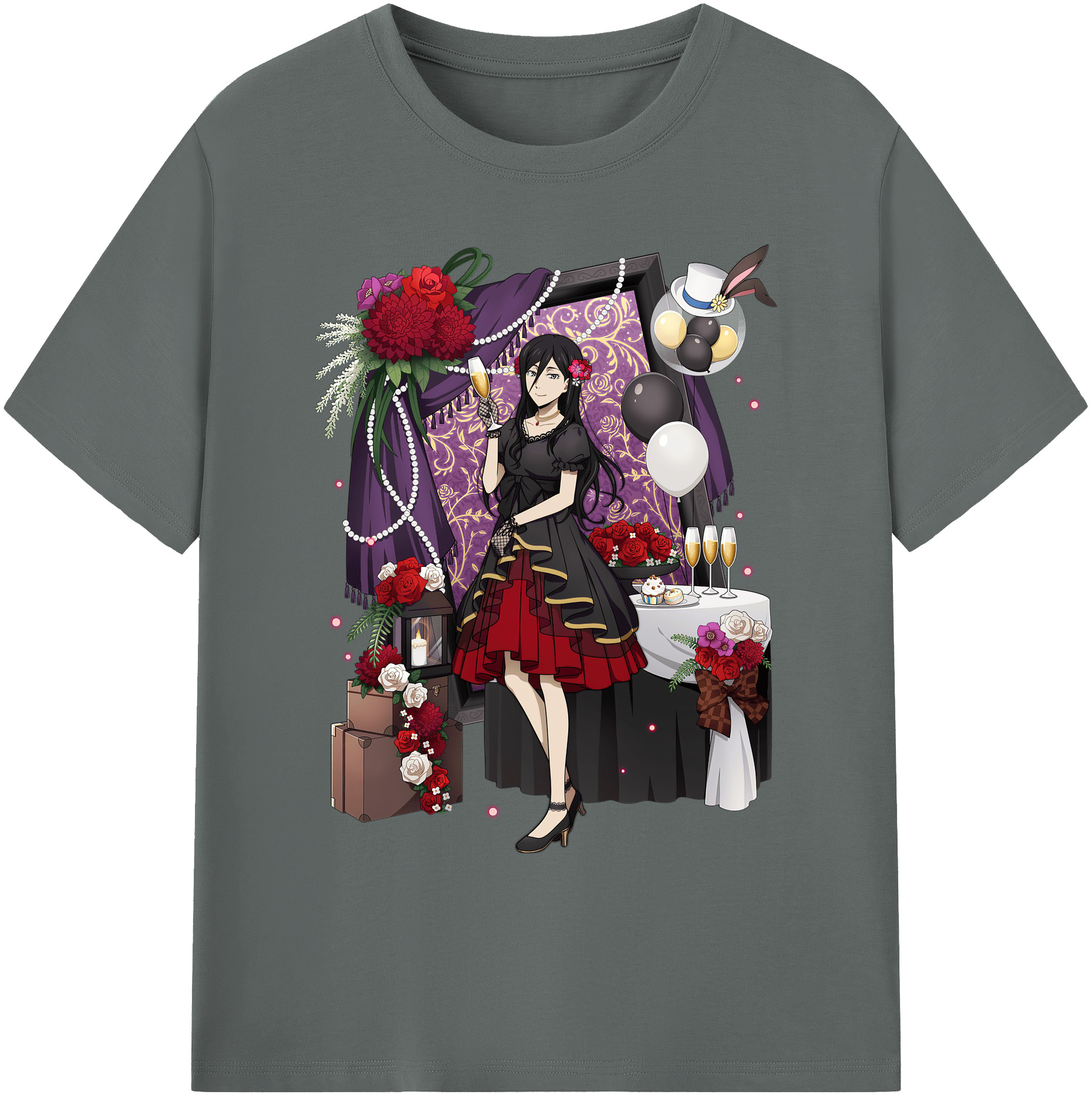 （画像用） 文豪ストレイドッグス Bungo Stray Dogs 綿100％ メンズ半袖Tシャツ｜肌触りやわらか＆通気性